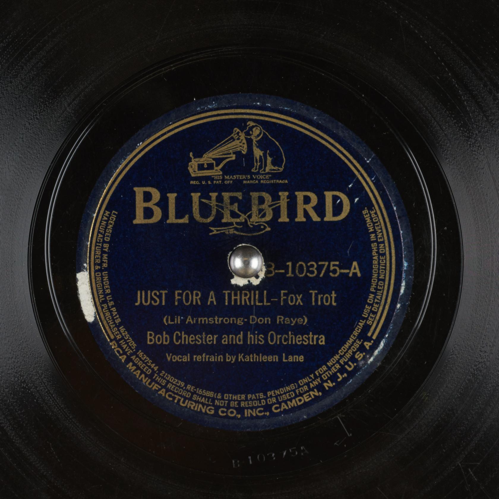 Just For A Thrill 78 rpm